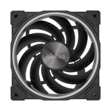 Akasa SOHO AR Computerkabinet Ventilator 12 cm Sort, Transparent 1 stk