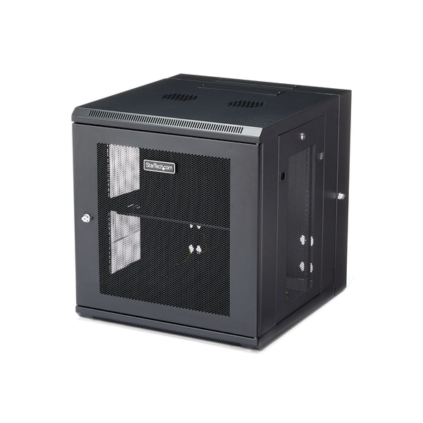 StarTech.com RK1224WALHM stativ 12U Vægmonteret stativ Sort
