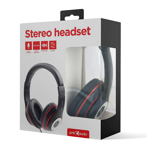 Gembird Los Angeles Headset Ledningsført Opkald/musik Sort