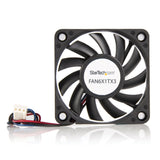 StarTech.com FAN6X1TX3 Computerkølesystem Computerkabinet Ventilator 6 cm Sort