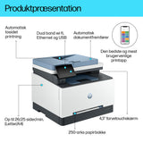 HP LaserJet Pro 3302fdw Trådløst Multifunction Farve Printer, Kopimaskine, scanner; Dupleks