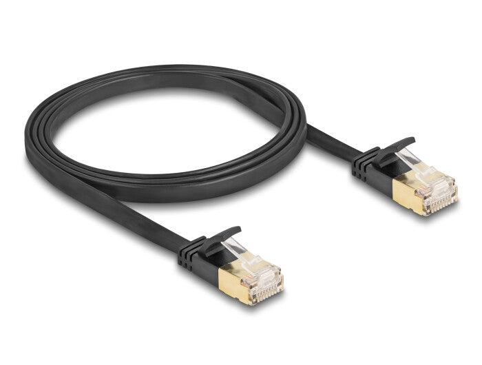 DeLOCK 80345 netværkskabel Sort 1 m Cat7 U/FTP (STP)