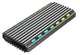 Gembird EE2280-U3C-03 drevkabinet SSD kabinet Sort M.2