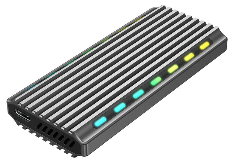 Gembird EE2280-U3C-03 drevkabinet SSD kabinet Sort M.2
