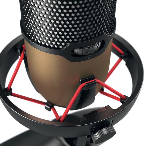 CHERRY UM 9.0 PRO RGB Sort, Kobberfarve Bordmikrofon