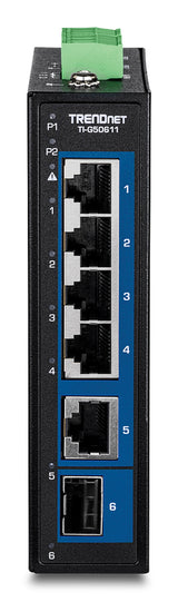 Trendnet TI-G50611 netværksswitch Ikke administreret 2.5G Ethernet (100/1000/2500) Sort