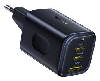 Baseus E0121200 oplader til mobil enhed Smartphone, Mobiltelefon, Tablet, Headset Sort Vekselstrøm Hurtig opladning Indendørs