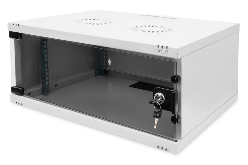 Digitus DN-38010 stativ 4U Vægmonteret stativ Grå
