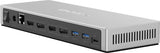 Prokord PK-5KDLC100M/SM dockingstation Ledningsført USB 3.2 Gen 1 (3.1 Gen 1) Type-A + Type-C Sølv