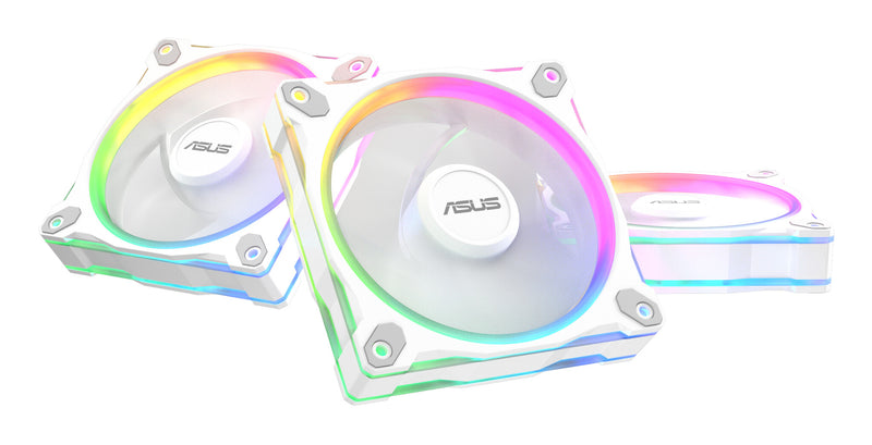 ASUS Prime MR120 Fan ARGB White 3in1 Computerkabinet Ventilator 12 cm Hvid