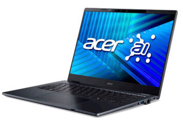 Acer TravelMate P4 TMP414-55-TCO-71PK Intel Core Ultra 7 255U Laptop 35,6 cm (14") WUXGA 16 GB DDR5-SDRAM 512 GB SSD Wi-Fi 7 (802.11be) Windows 11 Pro Tysk Sort
