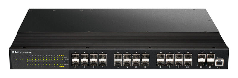 D-Link DIS-700G-28XS netværksswitch Administreret L2+ 1U Sort