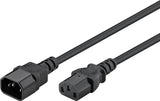 Goobay 95124 el-ledning Sort 0,5 m IEC C14 IEC C13