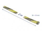 DeLOCK 20742 kabelbakke Sort, Gul