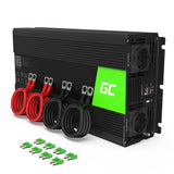 Green Cell INV15 strømadapter og vekselret Automatisk 3000 W Sort