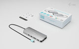 i-tec Metal C31NANOTRIPLEDOCKPD dockingstation Ledningsført USB 3.2 Gen 1 (3.1 Gen 1) Type-C Grå