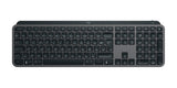 Logitech Master MX Keys Combo for Bussiness tastatur Mus inkluderet Kontor RF trådløs + Bluetooth AZERTY Fransk Grafit