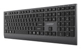 Gembird KB-MCH-06 tastatur Hjemme/kontor USB QWERTY US International, Ukrainsk, Russisk Sort