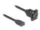DeLOCK 87983 USB-kabel USB 3.2 Gen 1 (3.1 Gen 1) 0,2 m USB A 5 Gbit/sek. Sort