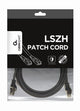 Gembird PP6A-LSZHCU-BK-3M netværkskabel Sort Cat6a S/FTP (S-STP)