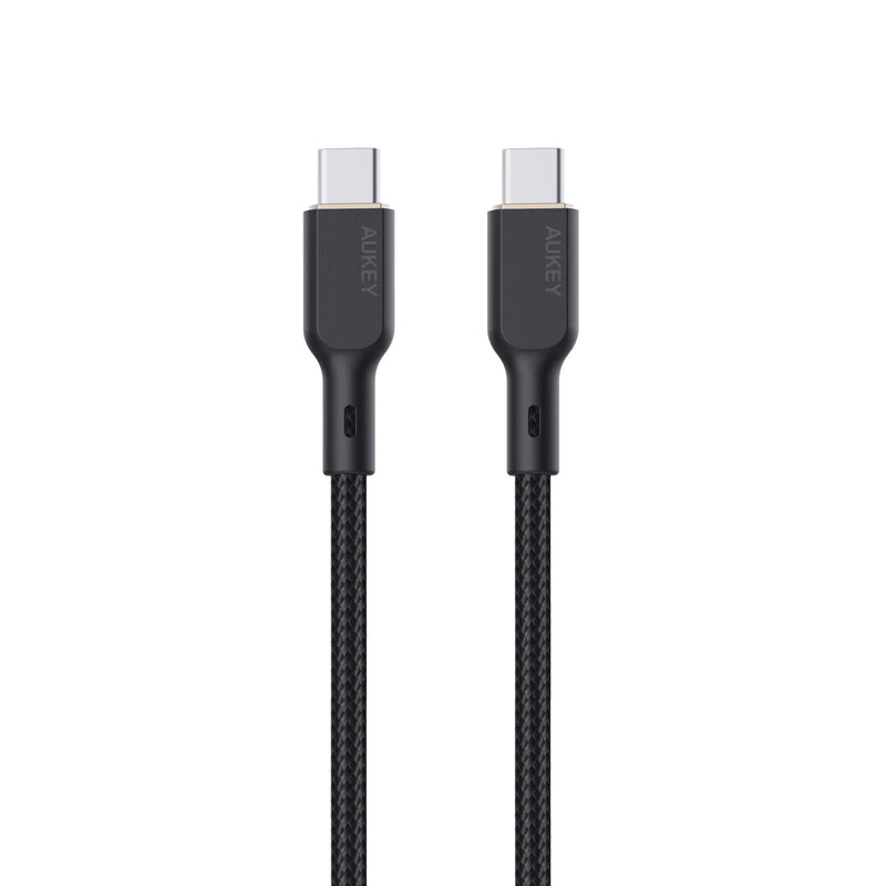 AUKEY CB-KCC101 USB-kabel USB 3.2 Gen 1 (3.1 Gen 1) USB C Sort