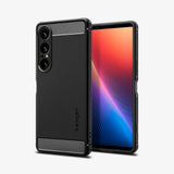 Spigen Rugged Armor mobiltelefon etui 16,5 cm (6.5") Cover Sort