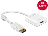 DeLOCK 62608 videokabel adapter 0,2 m DisplayPort HDMI Type A (Standard) Hvid