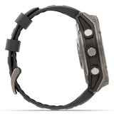 Garmin fēnix 8 Pro 3,56 cm (1.4") AMOLED 51 mm Digital 454 x 454 pixel Berøringsskærm Grafit, Titanium Wi-Fi GPS (satellit)