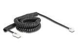 DeLOCK 88481 telefonkabel 5 m Sort