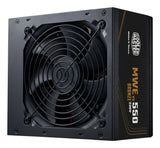 Cooler Master MWE Bronze 550 V3 230V enhed til strømforsyning 550 W 24-pin ATX ATX Sort