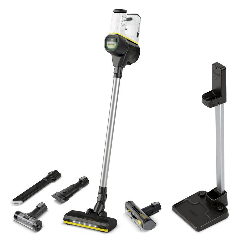 Kärcher VC 6 Cordless ourFamily Extra 2-i-1 stangstøvsuger Batteri Dry HEPA Poseløs 250 W Sort, Gul