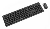 Gembird KBS-WMS-01 tastatur Mus inkluderet Kontor RF trådløst QWERTY US International Sort