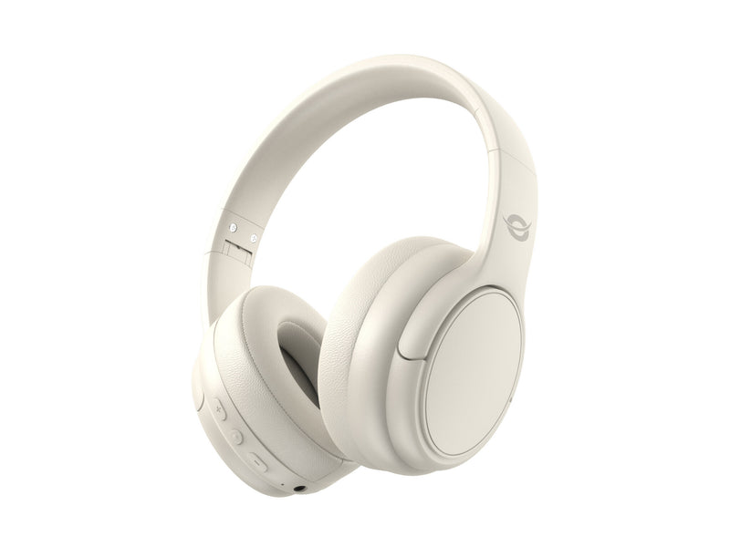 Conceptronic PARRIS03C hovedtelefoner/headset Kabel & trådløs Musik Bluetooth Cremefarvet