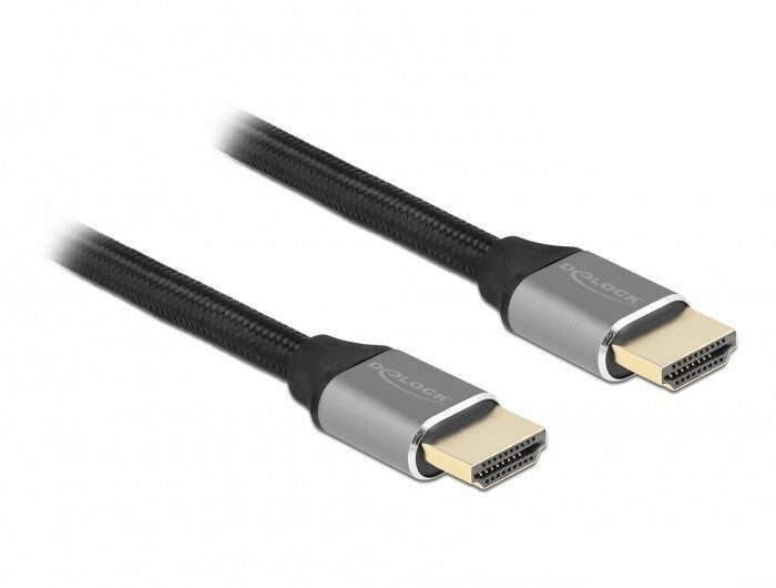DeLOCK 83994 HDMI-kabel 0,5 m HDMI Type A (Standard) Grå