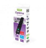 Ever Optima 3m Sort 6 AC stikkontakt(er) 250 V