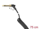 DeLOCK 85777 lydkabel 0,75 m 3.5mm Sort