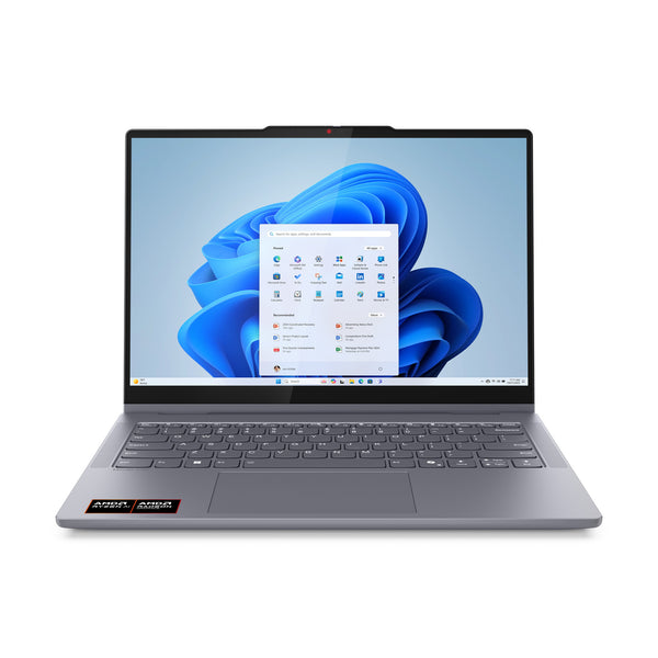 Lenovo IdeaPad 5 2-in-1 14AKP10 Copilot+ PC AMD Ryzen AI 7 350 Hybrid (2-i-1) 35,6 cm (14") Berøringsskærm WUXGA 16 GB LPDDR5x-SDRAM 512 GB SSD Wi-Fi 7 (802.11be) Windows 11 Home Tysk Grå