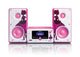 Lenco MC-020 Home audio mini system 10 W Lyserød, Hvid
