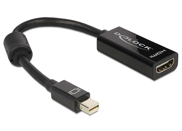 DeLOCK Adapter mini Displayport / HDMI 0,18 m HDMI Type A (Standard) Sort
