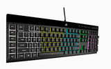 Corsair K55 RGB PRO tastatur Spil USB QWERTY Nordisk Sort