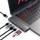Satechi ST-CMBPM dockingstation USB 3.2 Gen 1 (3.1 Gen 1) Type-C Grå