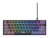 Trust GXT 867 Acira tastatur Spil USB QWERTZ Tysk Sort, Grå