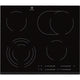 Electrolux EHF6547FXK kogeplade Sort Indbygget 4 zone(s)