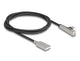 DeLOCK 80766 USB-kabel USB 2.0 1 m USB A USB C 0,48 Gbit/sek. Sort, Sølv