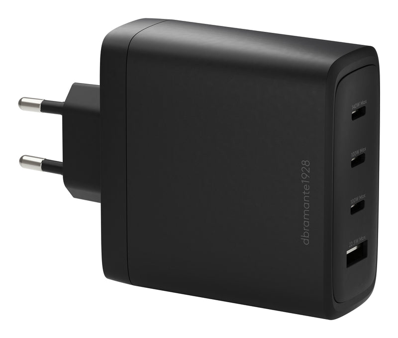 dbramante1928 CI14EUBL7231 oplader til mobil enhed Laptop, Smartphone, Tablet Sort Vekselstrøm Hurtig opladning Indendørs