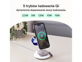 Green Cell MSST-GC-3IN1-B oplader til mobil enhed Hovedtelefoner, Headset, Smartphone, SmartWatch Sort Trådløs opladning Automatisk