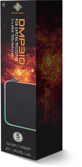 Deltaco Gaming DMP310 RGB Mousepad, 900x360x4mm, 13 LED modes, black
