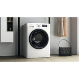 Whirlpool FFWDB 864349 BV EE vaskemaskine - tørretumbler Fritstående Front-læsning Hvid