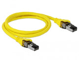 DeLOCK 86581 netværkskabel Gul 1 m Cat8.1 S/FTP (S-STP)