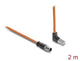 DeLOCK 81000 netværkskabel Orange 2 m Cat6a S/FTP (S-STP)
